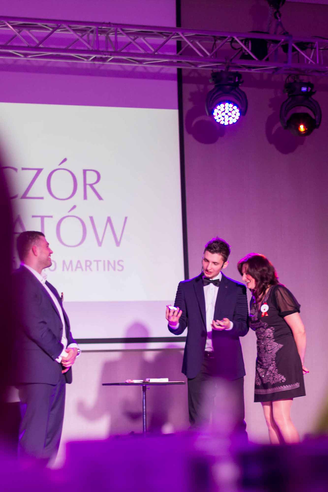 Pokaz iluzji scenicznej dla JM - Warszawa