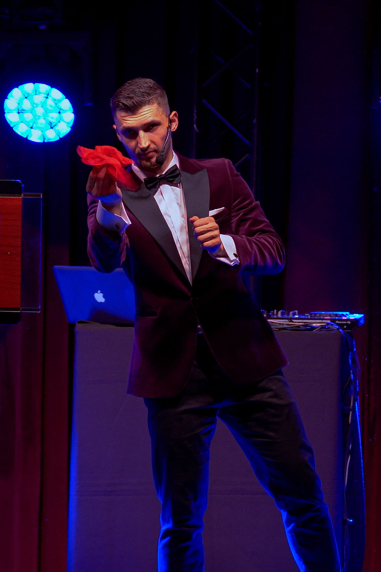 Pokaz iluzji w Poznaniu na imprezie firmowej